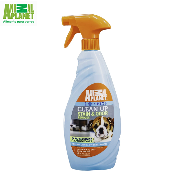 Clean up removedor de manchas y olores 650ml Animal Planet - Maskottchen Clean up removedor de manchas y olores 650ml Animal Planet - Maskottchen