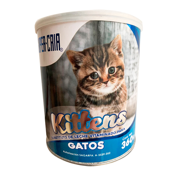 dormir falso Asesino Leche Super Cria para Gatitos 360gr - Maskottchen